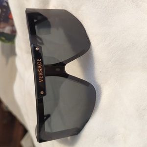 Versace Medusa Icon Shield Sunglasses
